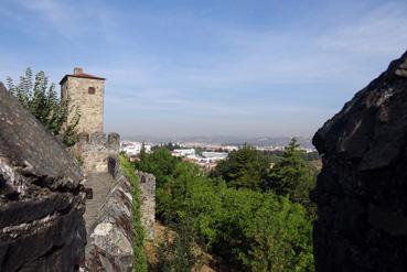 Iconographie - Bragança - Vue sur la ville du castelo de Bragança