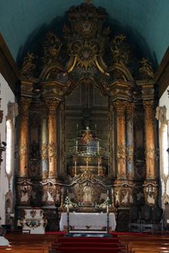 Iconographie - Guarda - Le maître autel de l'église Saint-Vicente