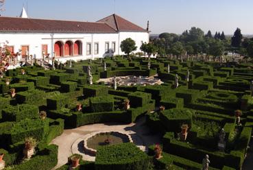 Iconographie - Castelo Branco - Jardin et le Paço Episcopal