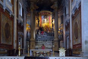 Iconographie - Braga - Le choeur de l'église du Bom Jesus do Monte
