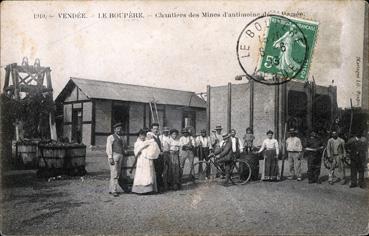 Iconographie - Chantiers des mines d'antimoine de la Ramée