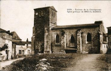 Iconographie - Eglise gothique de Breuil-Barret