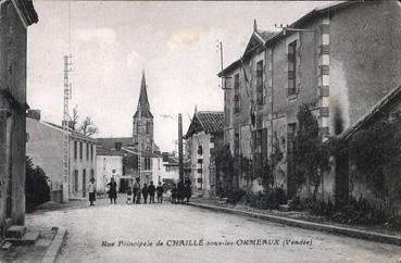 Iconographie - Rue principale de Chaillé-sous-les-Ormeaux