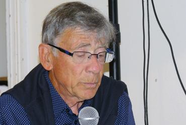 Iconographie - Le docteur Jean-François Tessier lors d'une conférence