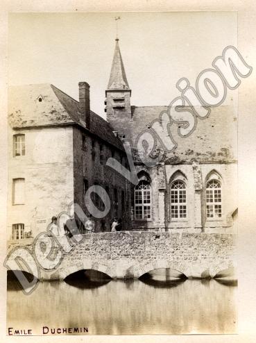 Iconographie - Le pont Saint Anne et la chapelle de l'hopital