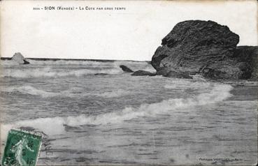 Iconographie - La côte par gros temps