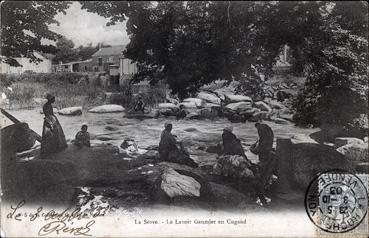 Iconographie - La Sèvre - Le lavoir Gaumier en Gugand