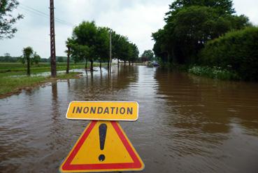 Iconographie - Inondation entre Machecoul et Sainte-Même