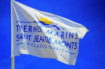 Iconographie - Drapeau Thermes marins - Thalassothérapie