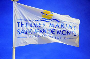 Iconographie - Drapeau Thermes marins - Thalassothérapie