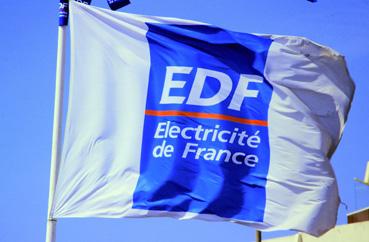 Iconographie - Drapeau EDF Electricité de France