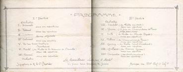 Iconographie - Programme 124e régiment d'infanterie
