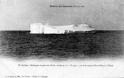 Iconographie - Botrel au Canada, un iceberg