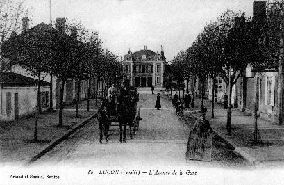 Iconographie - L'avenue de la Gare