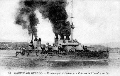 Iconographie - Dreadnoughts "Diderot", cuirassé de l'escadre