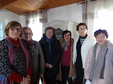Iconographie - Groupe de chanteuses lors d'un collectage