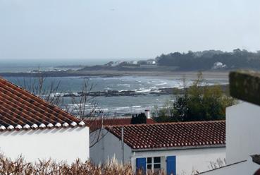 Iconographie - Plage de Ker Châlon vue du moulin du Camp