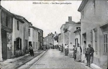 Iconographie - Féole - La rue Principale