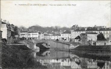 Iconographie - Vue des quais et du Pont Neuf