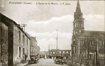 Iconographie - L'église et la mairie