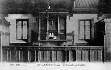 Iconographie - La sacristie de l'église