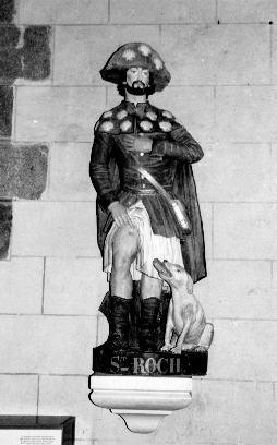 Iconographie - Statue de St.Roch à l'église