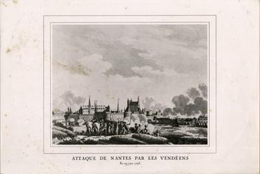 Iconographie - Attaque de Nantes par les Vendéens