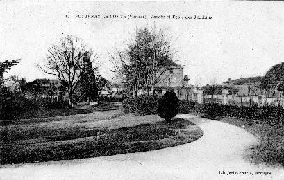 Iconographie - Jardin et école des Jacobins