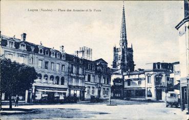 Iconographie - Place des Acacias et la Poste