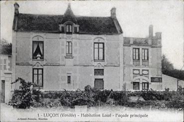 Iconographie - Habitation Loué - Façade principale
