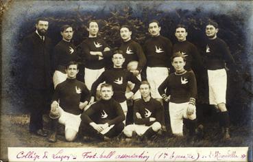 Iconographie - Collège de Luçon - Football association 1ere équipe L'hirondelle