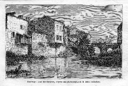Iconographie - Pont des Sardines, d'après de M. Jules Robuchon
