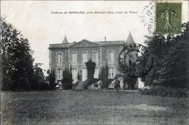 Iconographie - Château de Beaulieu, côté du parc