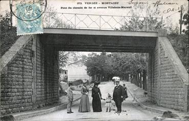 Iconographie - Pont du chemin de fer et avenue Villebois-Mareuil