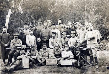 Iconographie - Groupe de mitrailleurs du 13e