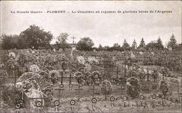 Iconographie - Le cimetière où reposent les glorieux heros de l'Argonne