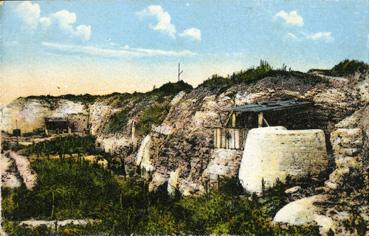 Iconographie - Fort de Douaumont - Poste de mitrailleuses contre avion