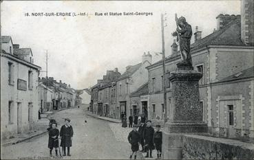 Iconographie - Rue et statue Saint-Georges