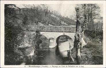 Iconographie - Paysage au pont de Boissière sur le Lay