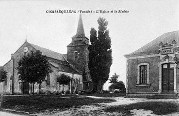 Iconographie - L'église et la mairie