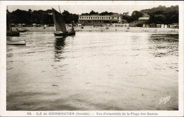 Iconographie - Vue d'ensemble e la plage des Dames