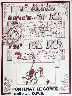 Iconographie - Affiche Fête folk et Bal folk