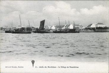 Iconographie - Golfe du Morbihan - Le village de Monstérian