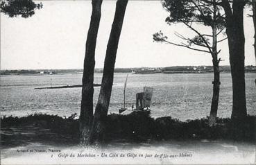 Iconographie - Un coin du golfe en face de l'Île aux moines