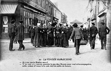 Iconographie - La Vendée maraîchine - A y our vas-tu Rosine