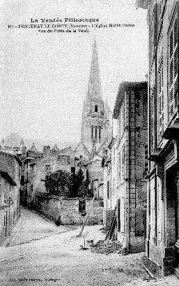 Iconographie - Eglise Notre Dame, vue du Puy de la Vault