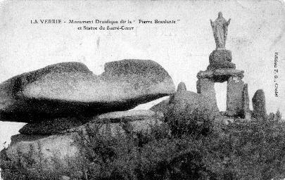 iconographie - Monument druidique dit la "Pierre Branlante"