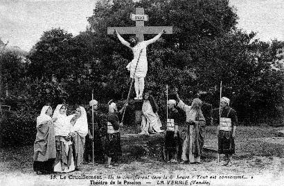 Iconographie - Théâtre la Passion : Le Crucifiement