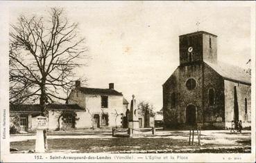 Iconographie - L'église et la place