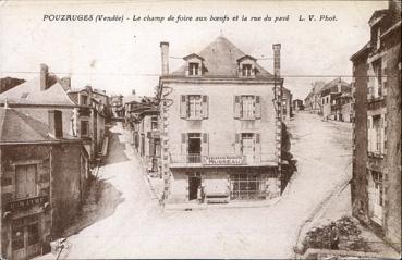 Iconographie - Le champ de foire aux boeufs et la rue du Pavé